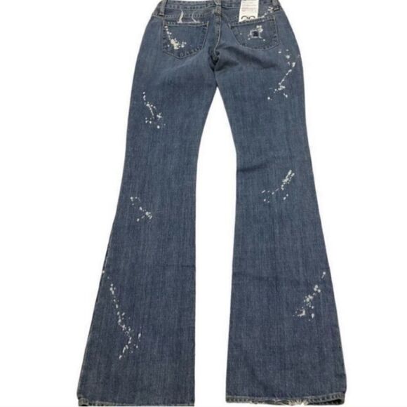 Paper Denim & Cloth Flare Blue Acid Wash Denim Jeans Size 26 NEW - Picture 5 of 5
